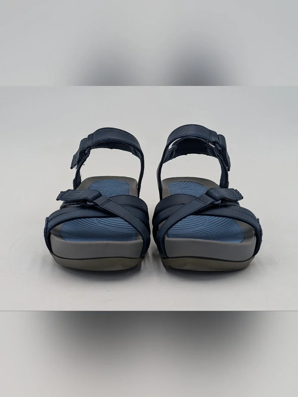 Baretraps Angey Sz 7M Women's Navy Sport Sandals Rebound Comfort Adjustable